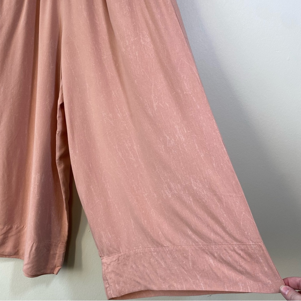Anthropologie Saturday Sunday Chic Blush Wide Leg Lounge Pants - Picture 2 of 7